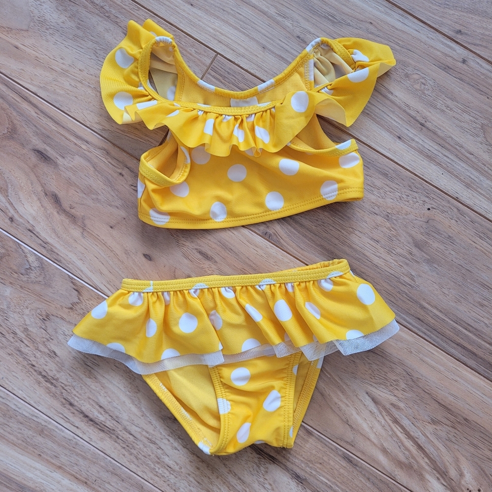Yellow Polka Dot Bikini